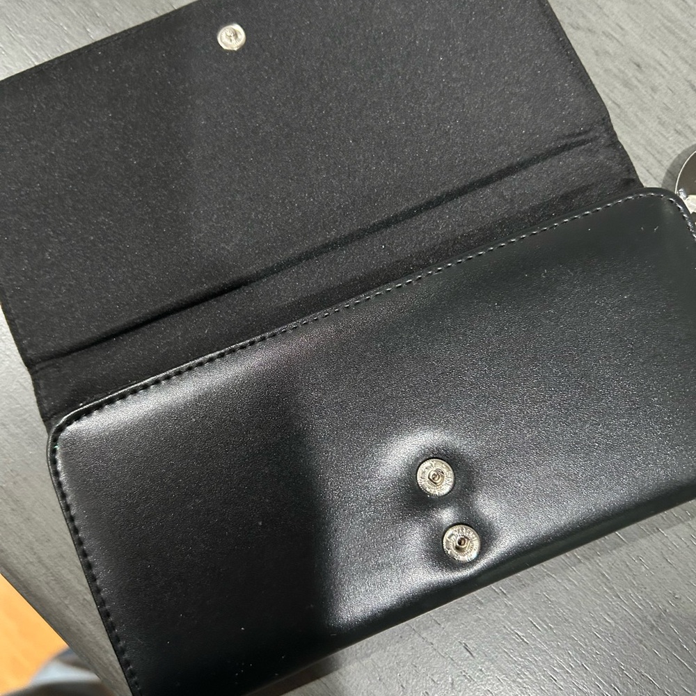 Black and Pink Floral Wallet - Picture 4 of 7